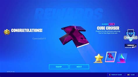 How to get the Fortnite Cube Cruiser glider for free in Season 8