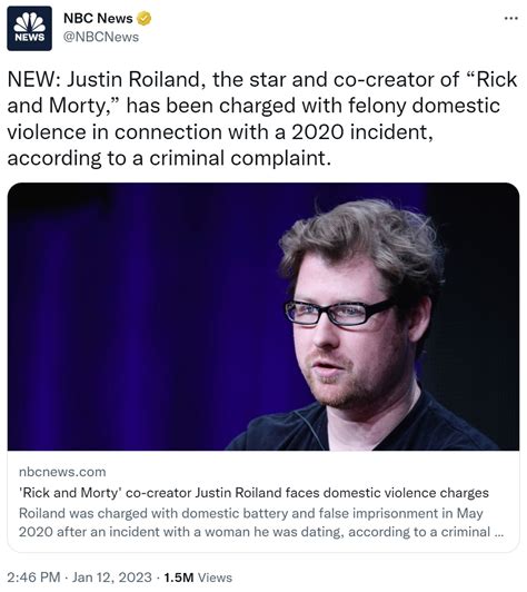 NEW: Justin Roiland, the star and co-creator of “Rick and Morty,” has been charged with felony ...