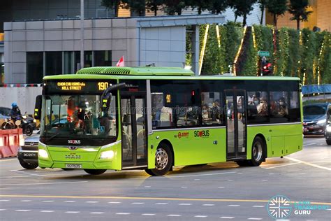 Bus 190 SMRT Buses MAN A22 Euro 6 SG1753S Land Transport Guru