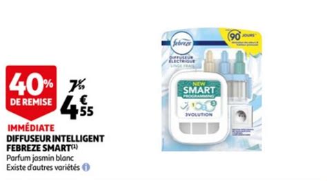 Promo DIffuseur Intelligent Febreze Smart Chez Auchan