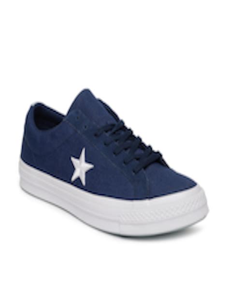 Buy Converse Men Navy Blue Sneakers - Casual Shoes for Men 2419594 | Myntra