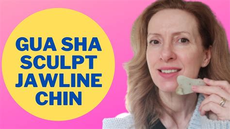 Gua Sha Facial Exercises For The Jawline Sculping And Double Chin Youtube