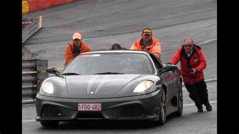 Vídeo piloto de Ferrari perde o controle e bate em Spa Francorchamps