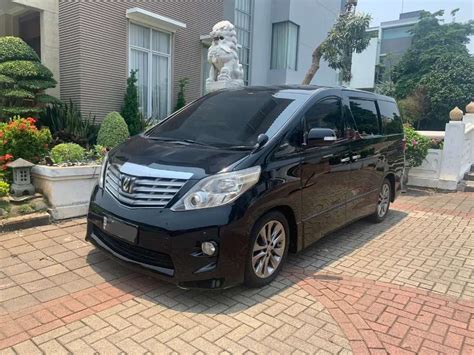 Hot DP 10 Jta Alphard S 2011 Black PANORAMIC JUAL CEPAT Mobil Bekas