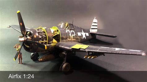 Grumman F6F 5 Hellcat Airfix 19004 Scale 1 24 Final YouTube