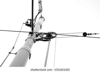 Attaching Tensioning Steel Cables Fixation Steel Stock Photo 1172289139