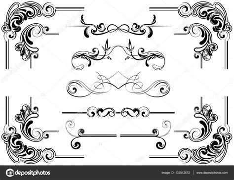 Ornate Scroll Corner Designs