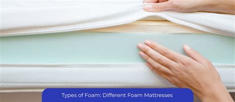 Types of Foam: Different Foam Mattresses and Which Is Best?