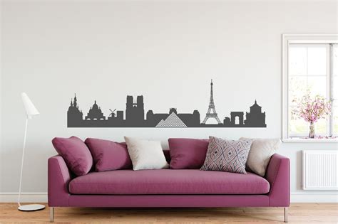 Wall Decal | Paris Skyline - Grafix Wall Art - New Zealand Made