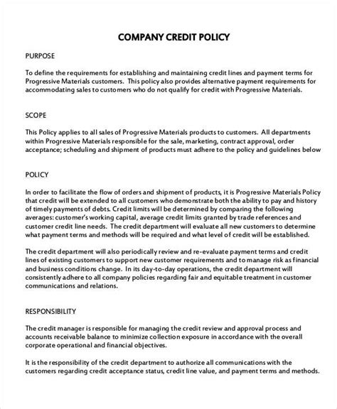 Company Policy Template 25 Free Pdf Documents Download