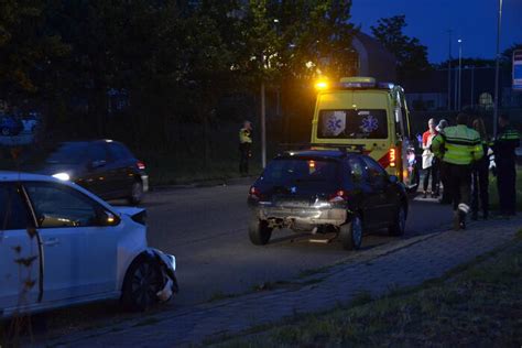 Veel Schade Bij Kop Staart Botsing Kalverdijkje Leeuwarden