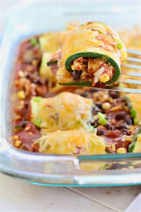 Zucchini Enchiladas Laughing Spatula