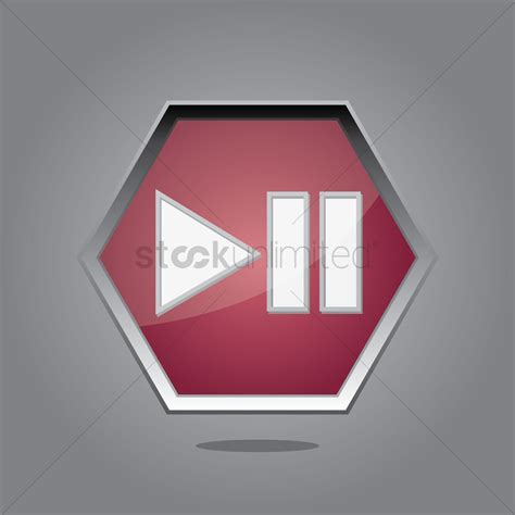 Play Pause Button Vector at Vectorified.com | Collection of Play Pause ...