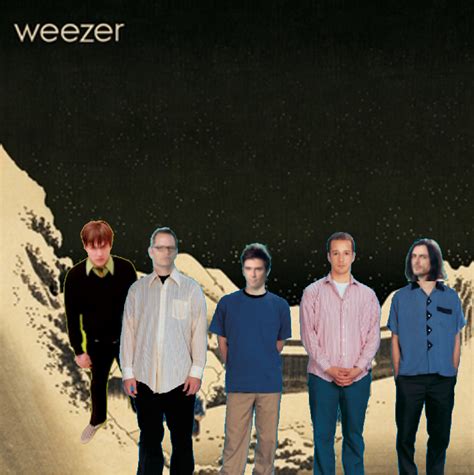 Weezer Green Pinkerton Blue And Teal Albums Mixed Rweezer