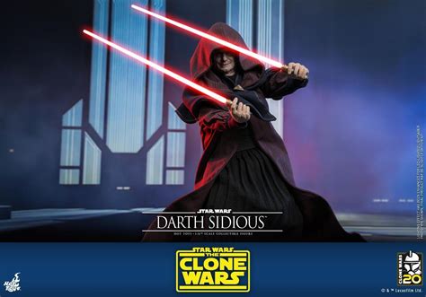 HOT TOYS Star Wars The Clone Wars Darth Sidious Sixth Scale Figures Mintinbox