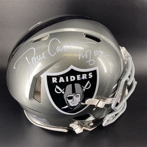 NFL Auction HOF Raiders Dave Casper Signed Authentic Flash Helmet