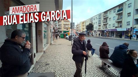 Walking Lisbon Bustling Suburbs Amadora S Rua Elias Garcia Youtube