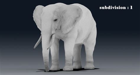 Modelo 3d Elefante Rigged Turbosquid 1206022