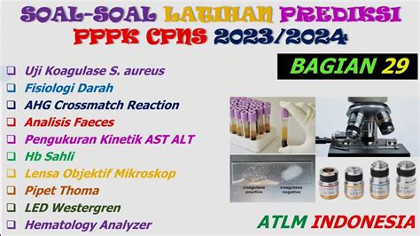 Prediksi Soal Latihan PPPK CPNS 2023 2024 Pranata Lab Kesehatan D3 D4