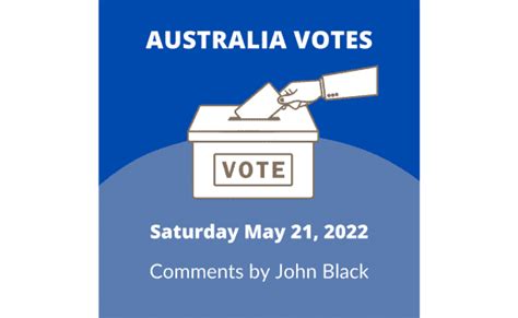 Australian Federal Election May 21 - Comments by John Black