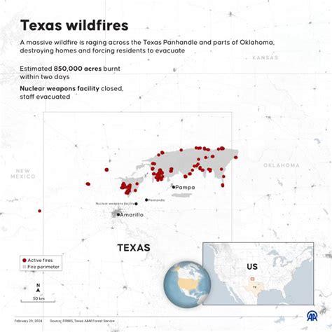 Is Texas on fire? Map shows spread of wildfires | US News | Metro News