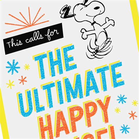 Peanuts® Snoopy Happy Dance Congratulations Card Greeting Cards