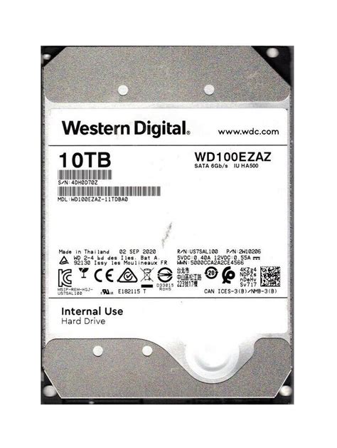 WD100EZAZ 11TDBA0 Western Digital Hard Drive