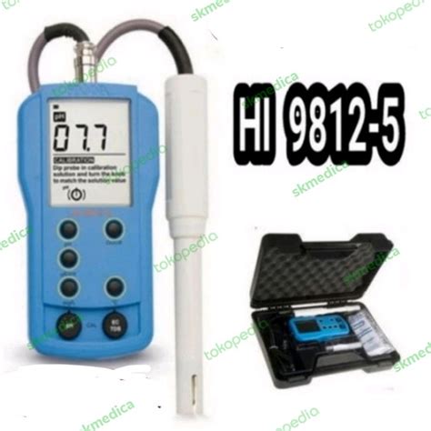 Jual Portable Ph EC TDS Temp Meter HI 9812 51 Jakarta Utara