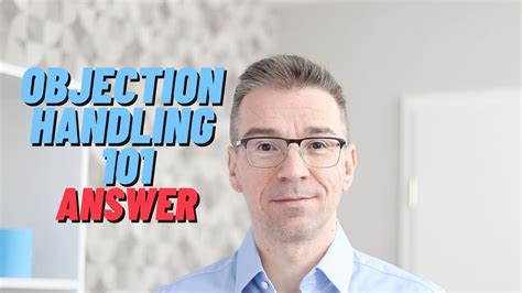 Sales Objection Handling Answer Youtube