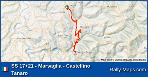 Ss Marsaglia Castellino Tanaro Stage Map Rally Di Limone