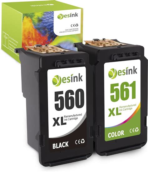 560 561 Ink Cartridges Replacement For Canon 560 561 560xl 561xl PG