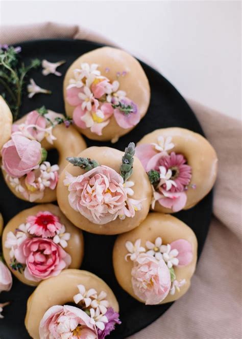 Healthyer Donuts With Edible Flowers A Fabulous Fete Bloglovin