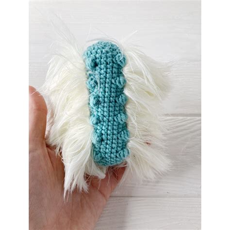 Stuffed caterpillar toy, plush charm, cute insect lover gift