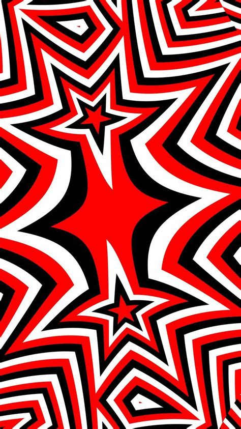 Black white red abstract artwork. "star' phone wallpaper background,(3 ...