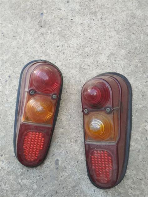 RENAULT 4L DEUX cabochons de feu arrière en be EUR 15 00 PicClick FR