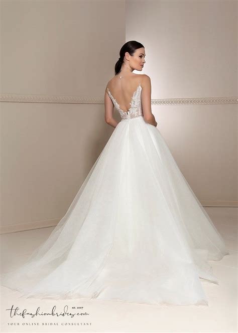 Crystalline Spring Fall Bridal Wedding Dress The