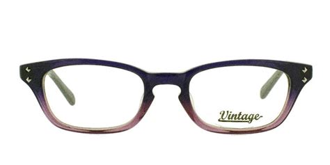 Vintage VN100 Purple Prescription Eyeglasses From $78