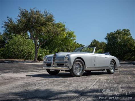 Car Alfa Romeo 6C 2500 Super Sport Cabriolet 1947 For Sale PostWarClassic