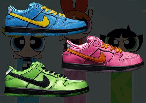 The Powerpuff Girls x Nike SB Dunk Low Pack Releases Holiday 2023 - Sneaker News