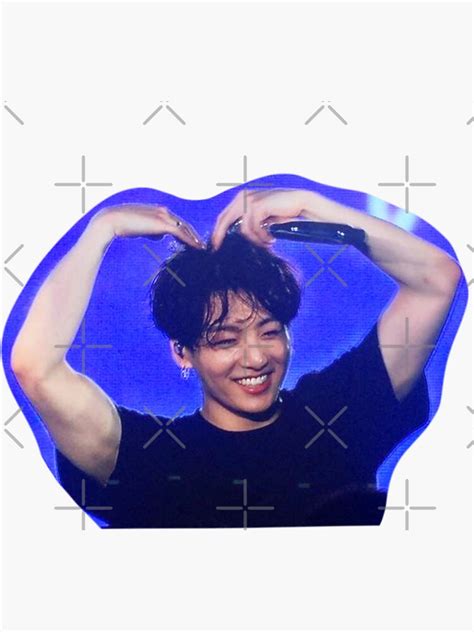 Jungkook Jk Bts Bangtan Heart Sticker For Sale By Tokki Drawings