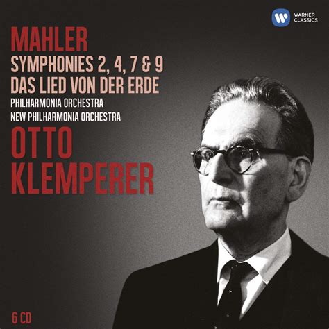 Sinfonien Lied Klemperer Wunderlich Schwarzkopf Mahler