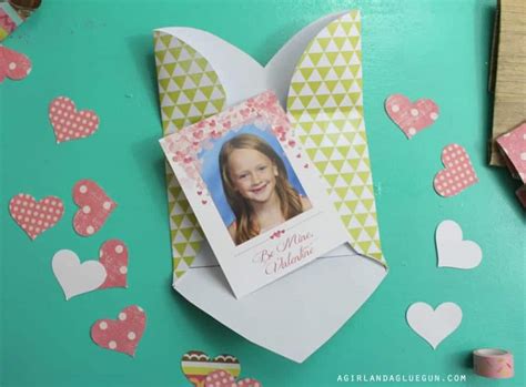 Heart Shaped Envelopes A Girl And A Glue Gun