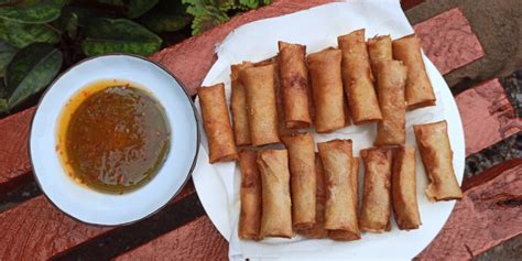 Resep Lumpia Pisang Coklat Lumer Dan Renyah