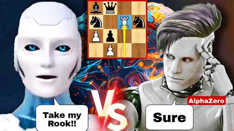 Stockfish BOLDLY SACRIFICED HIS ROOK Against AlphaZero But Can He Win