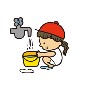 Refreshing Pouring Water Clipart Collection Vector Illustrations For