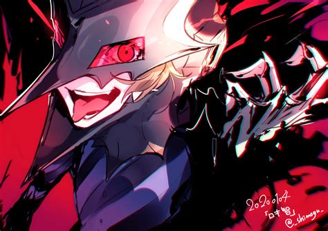 Black Mask Persona 5 Akechi Goro Image By Shimogu 3995038