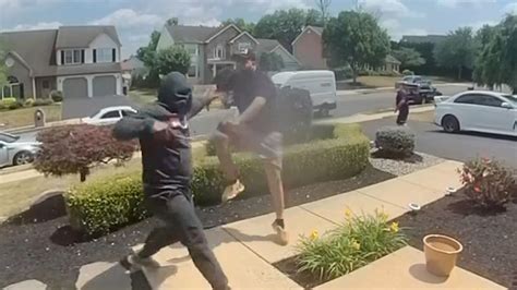 Dueling Porch Pirates Race Fight To Steal Package Outside Pennsylvania