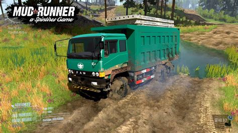 Spintires Mudrunner Caterpillar Giant Dump Truck Transports Toyota