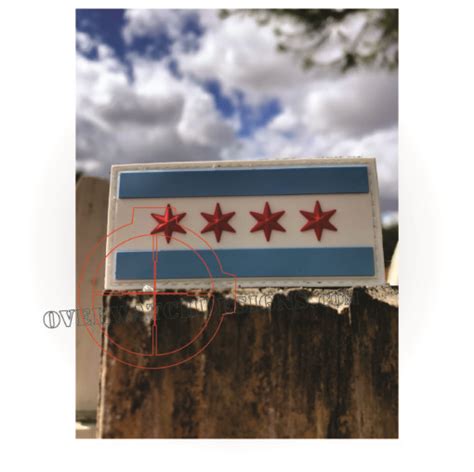 Chicago Flag Patch - Overwatch Designs