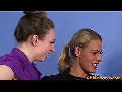 Stockinged Brit Femdoms Demand Dick From Sub Free Mobile Porn Videos IPornTV